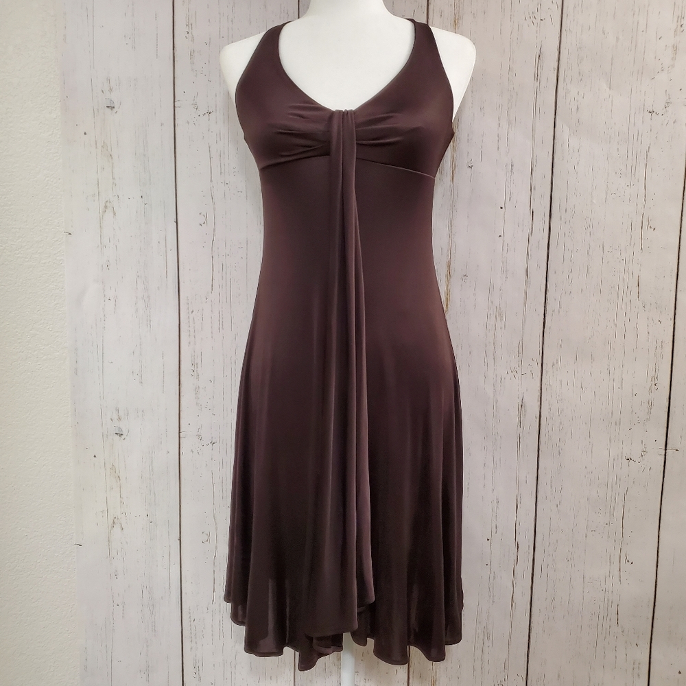 Banana Republic Brown Silk/Rayon Dress Size SP